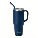 Custom Imprinted Swig(R) 40 oz. Mega Mug Laser Standard - Navy