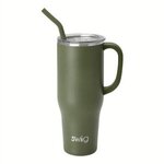 Custom Imprinted Swig(R) 40 oz. Mega Mug Laser Standard - Olive Green