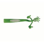 Custom Imprinted Thumbs-Up Bend-A-Pen - Lime Green