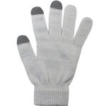 Custom Imprinted Touch Screen Gloves, Full Color Digital - Gray