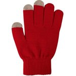 Custom Imprinted Touch Screen Gloves, Full Color Digital - Red