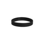 Custom Imprinted USA Screen Printed Silicone Bracelet - Black