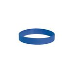 Custom Imprinted USA Screen Printed Silicone Bracelet - Blue