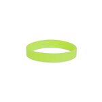 Custom Imprinted USA Screen Printed Silicone Bracelet - Lime Green