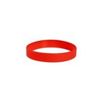 Custom Imprinted USA Screen Printed Silicone Bracelet - Red