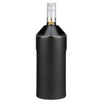 Custom Imprinted Vinglace(R) Wine Bottle Insulator - Black