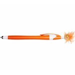 Custom Imprinted Wild Smilez Pen/Stylus - Orange