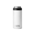 Custom Imprinted Yeti Rambler 12oz Slim Can Cooler - White