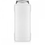 Custom Laser Engraved BruMate Hopsulator Slim Can Cooler - White