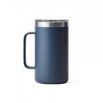 Custom Laser Engraved Yeti Rambler 24oz - Navy Blue