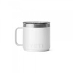 Custom Laser Engraved Yeti Rambler Stackable Mug 14oz - White