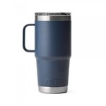 Custom Laser Engraved Yeti Rambler Travel Mug 20 oz - Navy