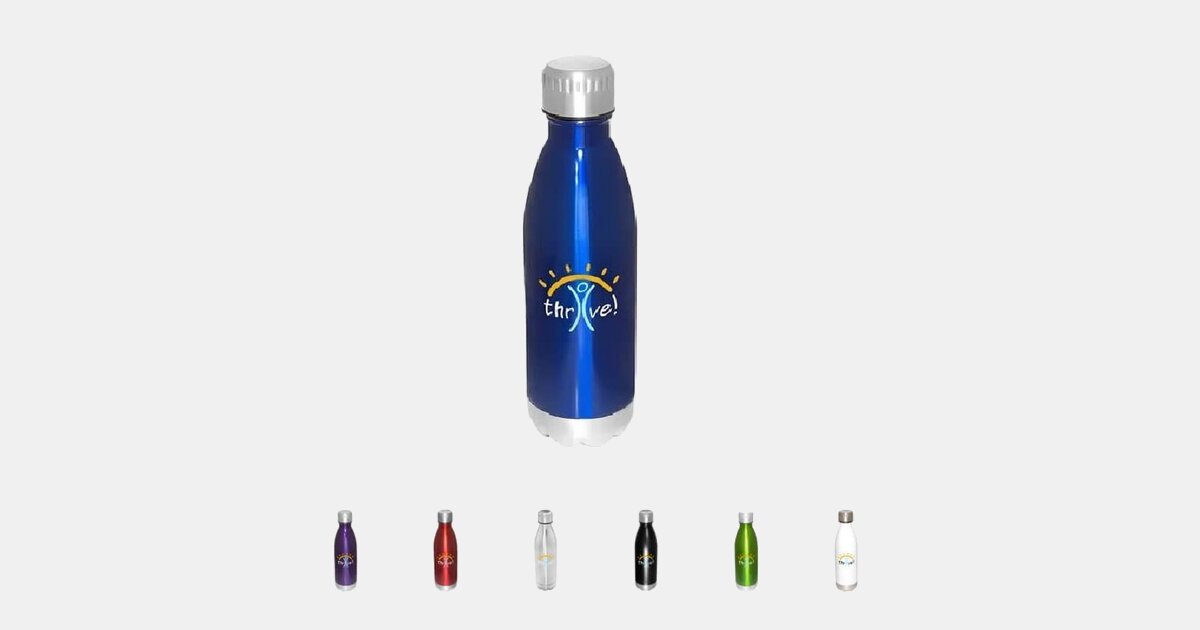 Custom Printed Stainless Steel Vacuum Insulated Bottle 17oz with your ...
