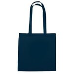 Custom Printed 4 oz. Cotton Tote Bag - Navy Blue