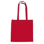 Custom Printed 4 oz. Cotton Tote Bag - Red