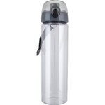 Custom Printed Bottle with Trekker Lid 25 oz - Clear