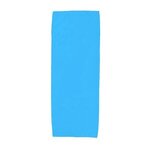 Custom Printed Cooling Towel - Full Color - Light Blue