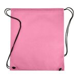 Custom Printed Full Color Drawstring Cinch up Backpack - Pink