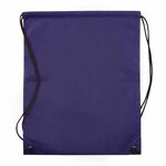 Custom Printed Full Color Drawstring Cinch up Backpack - Purple