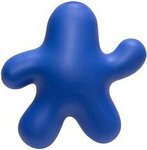 Custom Printed Gel Man Stress Reliever - Blue