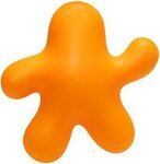 Custom Printed Gel Man Stress Reliever - Orange