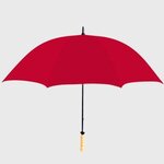 Custom Printed Golf Umbrella with RainAlertz App - Red