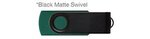 Custom Printed iClick 3.0 USB 128GB - Forest Green w/ Black Swi