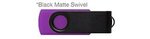 Custom Printed iClick 3.0 USB 128GB - Purple w/ Black Swivel