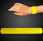 Custom Printed Slap Bracelet 8 3/4 inch - Yellow