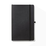 Custom Printed Soft Cover Journal with Pen Loop - Black