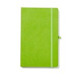 Custom Printed Soft Cover Journal with Pen Loop - Lime Green