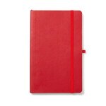 Custom Printed Soft Cover Journal with Pen Loop - Red