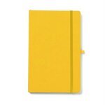 Custom Printed Soft Cover Journal with Pen Loop - Yellow