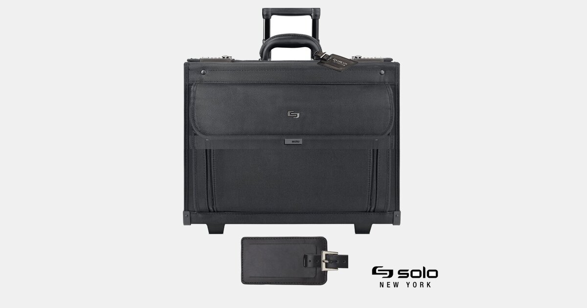 Custom Printed Solo NY(R) Rolling Catalog Case with your logo