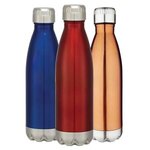 Custom Printed Stainless Steel Bottle 17 oz -  