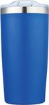 Custom Printed Stainless Steel Vacuum Tumbler 20oz - Blue