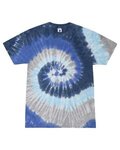Custom Printed Tie-Dyed T-Shirt - Moonbeam