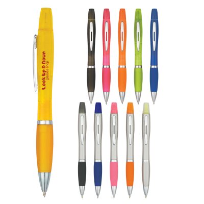 Main Product Image for Custom Printed Twin-Write Pen With Highlighter