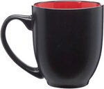 Custom Printed Two Tone Ceramic Mug 16 Oz. - Red