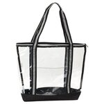 Diamond Clear TPU Zippered Tote -  