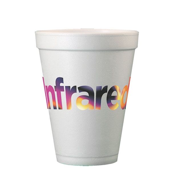 Digital 12 Oz Foam Cup with your logo