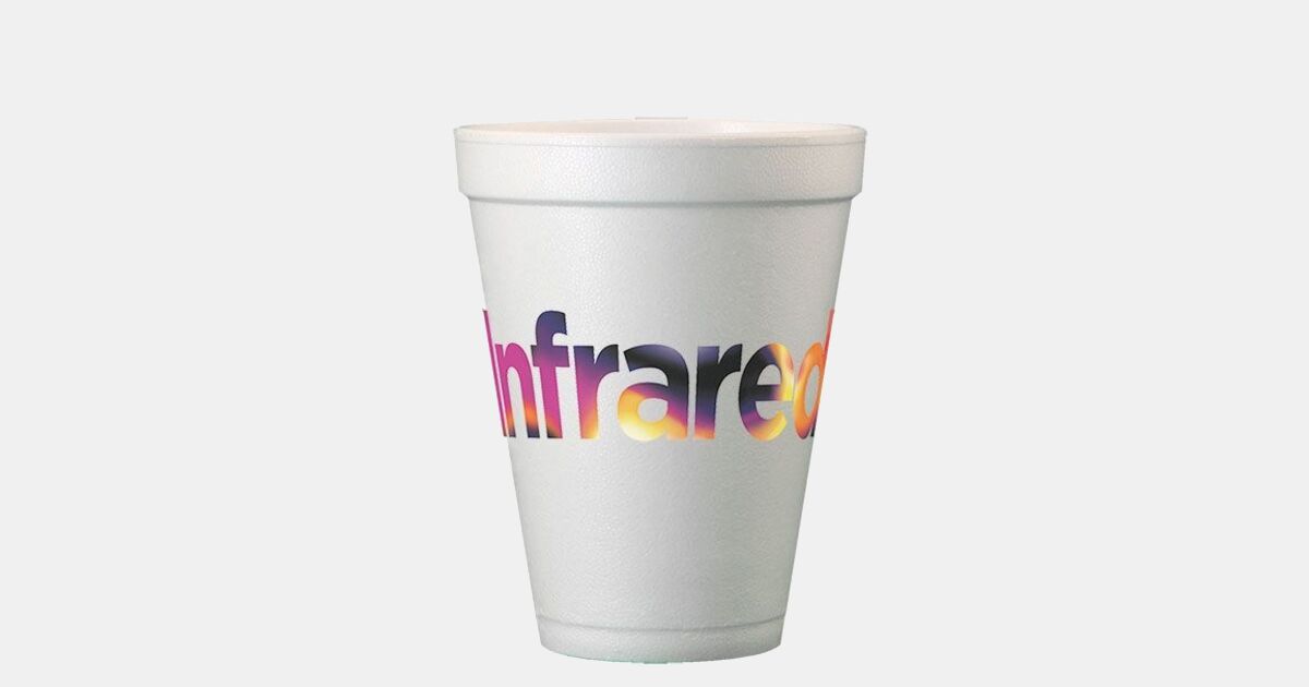 12 oz. Foam Cups with Full Color Custom Logo