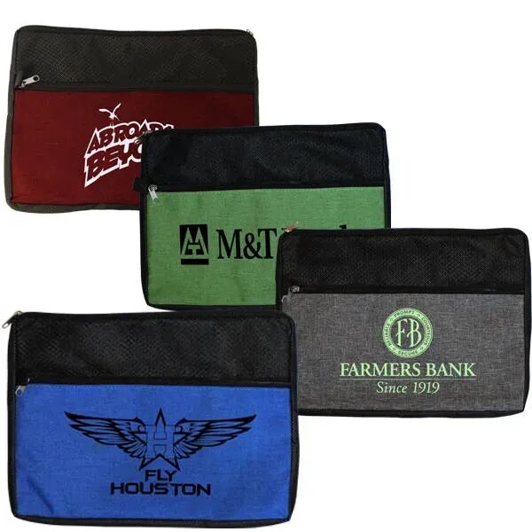 Main Product Image for Custom Imprinted Double Zipper Accessory Bag