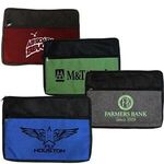 Buy Custom Imprinted Double Zipper Accessory Bag