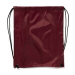 Drawstring Cinch up Backpack - Full Color - Burgundy