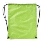 Drawstring Cinch up Backpack - Full Color - Lime Green