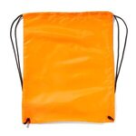 Drawstring Cinch up Backpack - Full Color - Orange