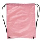 Drawstring Cinch up Backpack - Full Color - Pink
