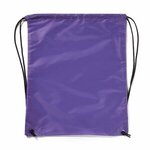 Drawstring Cinch up Backpack - Full Color - Purple