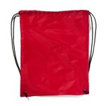 Drawstring Cinch up Backpack - Full Color - Red